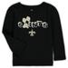 Girls Toddler Black New Orleans Saints Long Sleeve T-Shirt