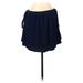 Splendid Casual Mini Skirt Mini: Blue Print Bottoms - Women's Size Medium