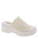 Steve Madden Slinky 30 - Womens 9 White Sandal Medium