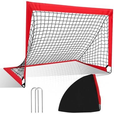 TolleTour Fußballtor Faltbares Tragbares Fußballnetz Mini Fußball Tor für Kinder 120 x 90 x 90 cm Image