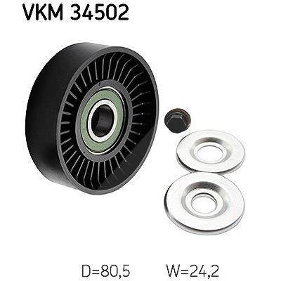 Skf Umlenk-/Führungsrolle, Keilrippenriemen [Hersteller-Nr. VKM34502] für Saab Image