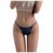 Period Underwear For Women Women s Thongs T Back Low Waist See Through Panties Cotton Seamless Lace Thongs for Women(L Blue)