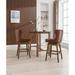 PU Leather Bar Stools Set of 2, Bar Stools with Back and Footrest, Dining Chairs Bar Chairs with Nailhead Trim