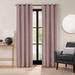Eclipse Luxury Cotton Velvet 100% Blackout Grommet Curtain Window Panel