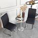 Modern Dining Chairs,PU Faux Leather High Back(Set of 2)