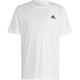 ADIDAS Herren Shirt Essentials Single Jersey Embroidered Small Logo, Größe L in Grau