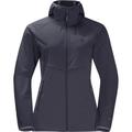 JACK WOLFSKIN Damen Funktionsjacke GO HIKE SOFTSHELL W, Größe XL in Grau