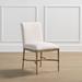 Angelina Parsons Dining Chair - Performance Linen Ivory with Matte Black Finish - Frontgate