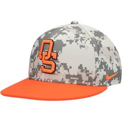 Men's Nike Camo Oklahoma State Cowboys Aero True Baseball Performance Fitted Hat