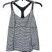 Nike Tops | Nike Women’s Black White Stripe Racer Back Workout Tank Size Medium | Color: Black/White | Size: M