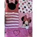 Disney Other | Disney Comforter Baby’s One Size Minnie Mouse Loves Dots Pink Crib Baby Blanket | Color: Black/Pink | Size: Os