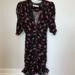 Zara Dresses | Flower Dress | Color: Black/Red | Size: S