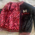 Disney Jackets & Coats | Disney Minnie Reversible Jacket | Color: Black/Red | Size: Xsg