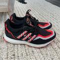 Adidas Shoes | Adidas Ultra Boost Sneakers Dna Lion Dance Solar Red Women’s Size | Color: Black/Red | Size: 7