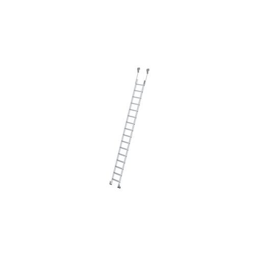 PROREGAL Stufen-Regalleiter fahrbar 18 Stufen