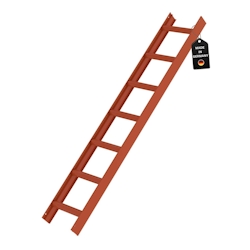 PROREGAL Dachleiter Rot 7 Sprossen Image