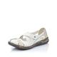 Rieker 46367, Women's Sandals Ballet Flats, Weiß (weiss/grey / 80), 5 UK (38 EU)