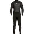 Quiksilver Mens Prologue 4/3mm Back Zip GBS Wetsuit - Black - Thermal Warm Heat Layer Layers Easy Stretch - Quiksilver Mens Size - L