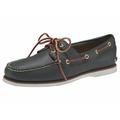 Bootsschuh TIMBERLAND "Men´s 2 Exe Boat Shoe" Gr. 47,5, blau (nautical, blue, wilderness) Herren Schuhe Bootsschuh Herrenschuh Mokassin Segelschuh Sommerschuh