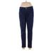 Forever 21 Casual Pants - High Rise Straight Leg Boyfriend: Blue Bottoms - Women's Size 28