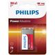 Philips Phi6Lr61 Battery, Non Rechargeable, 9V