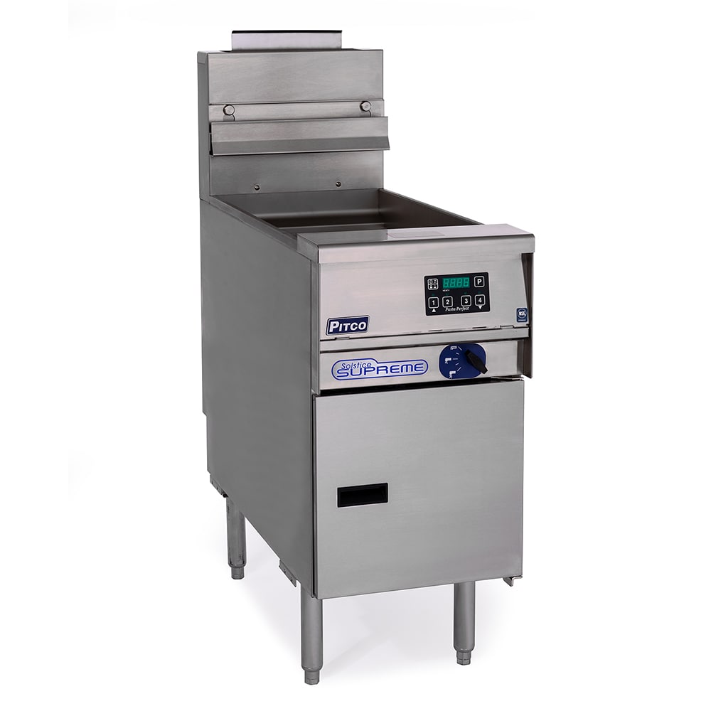 Pitco SSPG14 NG 12 Gallon Gas Pasta Cooker w/ Digital Control - 60,000 BTU, Natural Gas, 12-gal. Capacity, Stainless Steel, Gas Type: NG