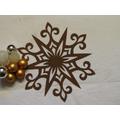 Edelrost Christbaumschmuck Schneeflocke 5 Winter Weihnachten Christmas Deko Rost