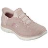 Slipper SKECHERS "SUMMITS DAZZLING HAZE", Damen, Gr. 36, rosa, Textil, sportlich, Schuhe, Slip Ins Sneaker, Freizeitschuh mit dezenten Kontrastdetails