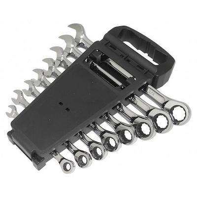 WESTWARD 1LCC7 Ratcheting Wrench Set,Combination