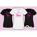 Hen Party Tshirts Do Bride Tribe 2023 Vest Top Personalised T-Shirt Ladies Female Neon Pink Lettering