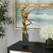 Studio 350 Gold Polystone Modern Birds Sculpture - 8 x 4 x 21