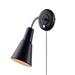 Globe Electric Ramezay 1-Light Matte Black Modern Wall Sconce