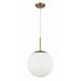 Craftmade Lighting - Gaze - 1 Light Pendant In Contemporary Style-12.8 Inches
