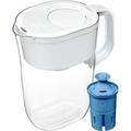 Brita Large 10 Cup White Tahoe Water Filter Pitcher with 1 Brita Elite Filter