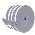 CHUANK 4 Rolls Foam Insulation Tape Weather Stripping Door Seal Strip for Doors and Windows Sliding Door Sound Proof Soundproofing Door Seal Weatherstrip Total Length 13 Feet (4 X 3.3 Ft Each)