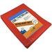 HD Reinforced 12 Mil Waterproof Premium Tarp (Red) (40 x50 )