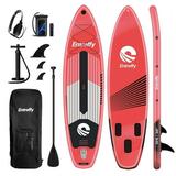 Spatium Sup Paddle Board 10 6 Ã—31 Ã—6 Inflatable Stand Up Paddle Board with Premium Sup Accessories Including Backpack Fins Leash Paddle Pump Inflatable Paddle Board for Adults Pink