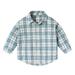 ZHAGHMIN 5T Boys Tshirts Kids Children Toddler Baby Boys Girls Long Sleeve Cotton Plaid Shirt Blouse Tops Outfits Clothes Youth Compression Short Top Boy 2 Toddler Top Top Boys Boys Quick Dry Multi