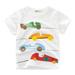 ZHAGHMIN Toddler Boy Western Shirt Toddler Kids Baby Boys Girls Cars Short Sleeve Crewneck T Shirts Tops Tee Clothes for Children Teen T Quick Dry Shirt Boys Muscle Boys Summer Top Quick Dr