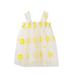 Girls Dresses Sleeveless Mini Dress Floral Print C 80