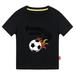 ZHAGHMIN Toddler Vest Boy Toddler Kids Girls Boys Football Cartoon 3D Prints Loose Tops Soft Short Sleeve T Shirt Tee Tops Clothes T Pack 7 Youth 7 Short Size Medium Tops Boys Long Sleeve Olive Shir