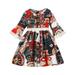 ZHAGHMIN Little Dress for Girl Girls Long Sleeve Floral Casual Large Dress Summer dress Floral dress Girls Clothes Outfit Toddler Glitter Dress 5 Year Old Girl Long Sleeve Dress Summer Outfits