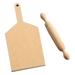 1 Set Mini Rolling Pin Miniature Cutting Board Kids Mini House Decoration