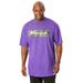 Men's Big & Tall Champion® Camo Screenprint T-Shirt by Champion in Purple (Size 6XL)