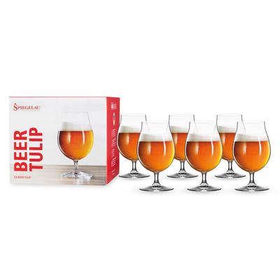 15.5 Oz Beer Tulip Glass (Set Of 6) by Spiegelau in Clear