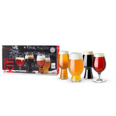 Craft Beer Tasting Kit (Set Of 4) by Spiegelau in Clear