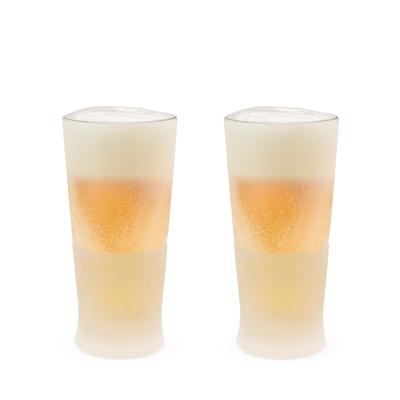 Glass Freeze Beer Glass (Set Of Two) By by HOST in...
