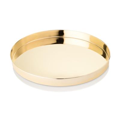 Round Gold Serving Tray by Viski in Gold