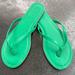 J. Crew Shoes | J. Crew Flat Sandals Emerald Green Size 7 | Color: Green | Size: 7