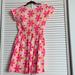 J. Crew Dresses | Nwot J.Crew Girls Tie-Dye Floral Open-Back Dress With Bow | Color: Pink/Yellow | Size: 12g